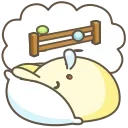 😴 emoji Go! Dango! @TgSticker Telegram sticker 16 of 48