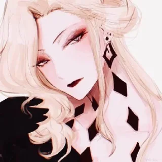 😑 emoji signora Telegram sticker 13 of 15