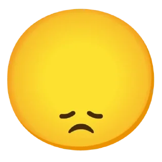 😞 emoji Бывает Telegram sticker 16 of 120