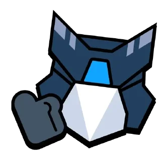 👍 emoji Mecha Crow @MysteryDes1gner Telegram sticker 18 of 39