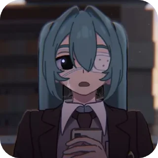😳 emoji Miku.  @prosto1942 Telegram sticker 24 of 120