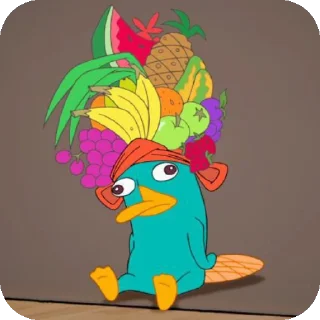 🫥 emoji Perry the Platypus • @Earth928B Telegram sticker 23 of 45