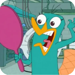 😫 emoji Perry the Platypus • @Earth928B Telegram sticker 15 of 45