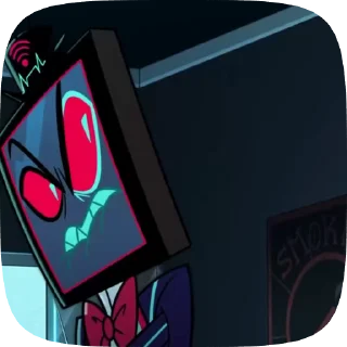 📺 emoji БОЛЬШЕ ⇨ @CLOOBHUB ВОКС ОТЕЛЬ ХАЗБИН VOX HAZBIN ТГ Telegram sticker 6 of 105