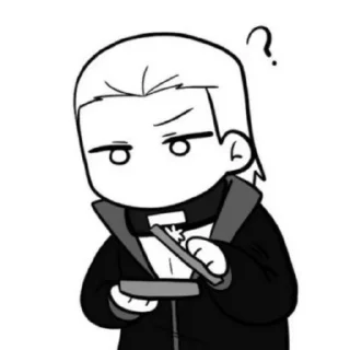 🤨 emoji хидан Telegram sticker 7 of 10