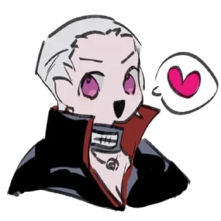 ❤️ emoji хидан Telegram sticker 8 of 10