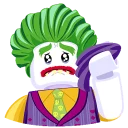 😔 emoji LEGO Batman Stickers Telegram sticker 7 of 21