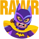 👿 emoji LEGO Batman Stickers Telegram sticker 19 of 21