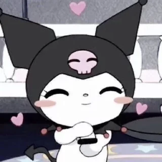 🥰 emoji kuromi by @neko_blyat Telegram sticker 17 of 56
