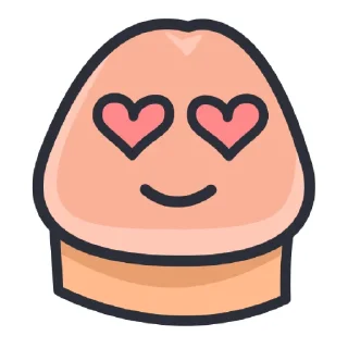 😍 emoji Смайлики-члены Telegram sticker 6 of 22