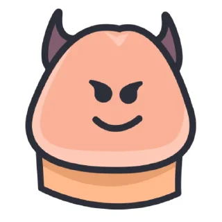 😈 emoji Смайлики-члены Telegram sticker 12 of 22
