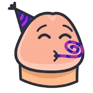🥳 emoji Смайлики-члены Telegram sticker 11 of 22