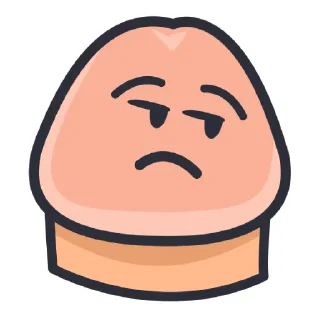 😒 emoji Смайлики-члены Telegram sticker 10 of 22