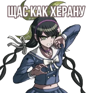 😑 emoji 🐲Tenko Chabashira🐉 @Asukalsl Telegram sticker 9 of 53