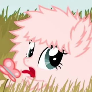 💗 emoji Флаффи Пафф('Мел одобрила') Telegram sticker 20 of 57
