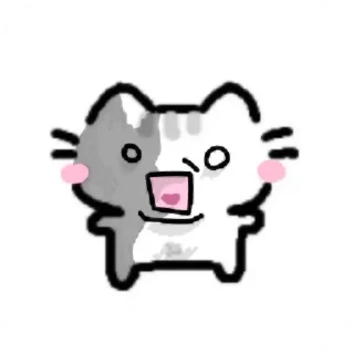 🫣 emoji Kitty Telegram sticker 18 of 18