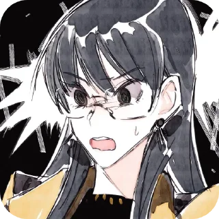 🪡 emoji @on_a_cross — гетера не сущест Telegram sticker 7 of 108