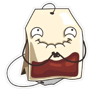 😉 emoji Tea Bag @TVstickers Telegram sticker 7 of 28
