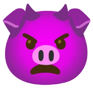 👿 emoji свинарник Telegram sticker 14 of 51