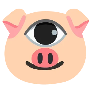 👁 emoji свинарник Telegram sticker 16 of 51