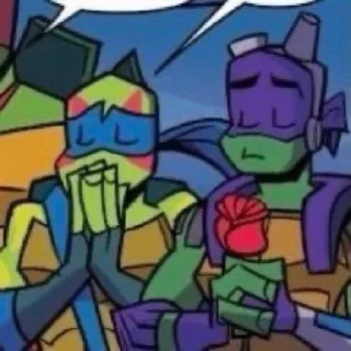 🌹 emoji Донни ;: Эволюция Черепашек-ни Telegram sticker 21 of 69