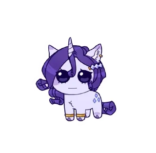 💎 emoji silly ponies by @miaumt Telegram sticker 6 of 14