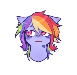 🙄 emoji silly ponies by @miaumt Telegram sticker 8 of 14