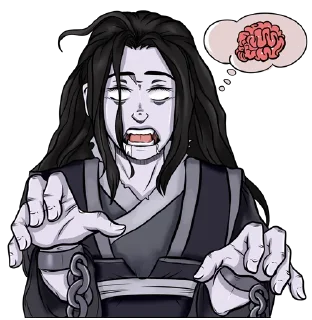 👻 emoji Вэнь Нин Telegram sticker 5 of 21