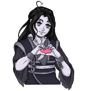😘 emoji Вэнь Нин Telegram sticker 10 of 21