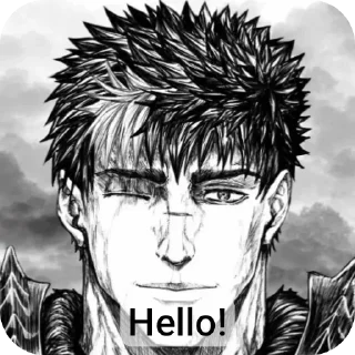 👋 emoji Berserk Telegram sticker 5 of 14