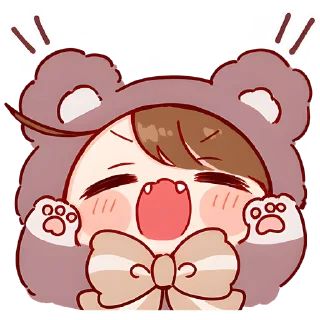 📢 emoji Кума-чан @Nyasticks Telegram sticker 22 of 25