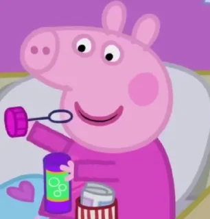 😄 emoji Свинка Пеппа🐷 Telegram sticker 23 of 101