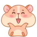 🤗 emoji chpic.su • @Premium_Stikers | Хомячок Коржик Telegram sticker 21 of 52