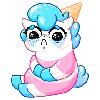 😭 emoji Мороженко Telegram sticker 19 of 40