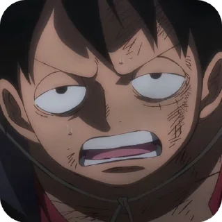 🍖 emoji Luffy @onepiecestickers0 Telegram sticker 22 of 96