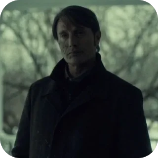 🧍 emoji Hannibal Lecter | Hannibal series @MacraniFilms Telegram sticker 15 of 41