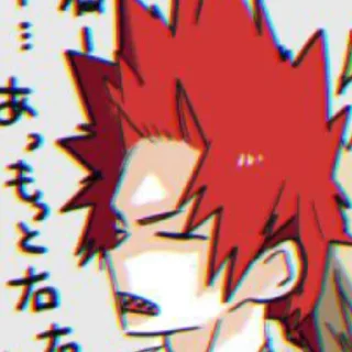 😩 emoji Eijiro Kirishima Telegram sticker 5 of 120