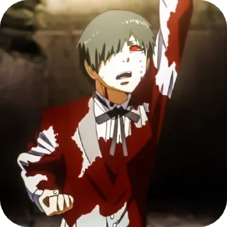 😩 emoji Tokyo ghoul Telegram sticker 14 of 30