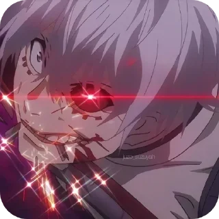 👄 emoji Tokyo ghoul Telegram sticker 8 of 30