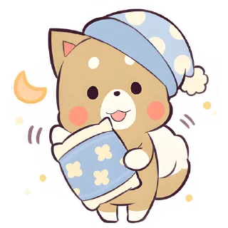 🥱 emoji Красивый щенок @Nyasticks Telegram sticker 18 of 41