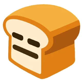 😐 emoji Хлеб Telegram sticker 7 of 17
