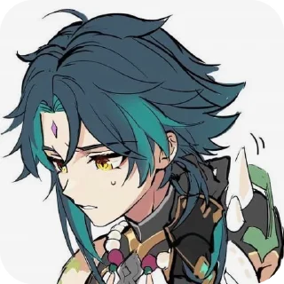 😓 emoji Xiao Telegram sticker 23 of 35
