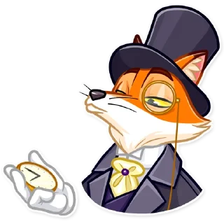 🧐 emoji What Does The Fox Say? Telegram sticker 16 of 30