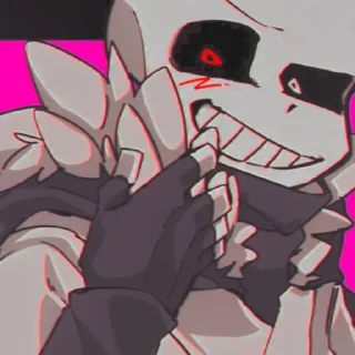 🤍 emoji 𝙆𝙧𝙤𝙨𝙨 𝙎𝙖𝙣𝙨 𝙗𝙮 : @stickers_undertale Telegram sticker 18 of 19