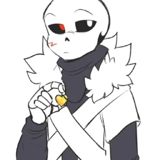 Sticker from 𝙆𝙧𝙤𝙨𝙨 𝙎𝙖𝙣𝙨 𝙗𝙮 : @stickers_undertale