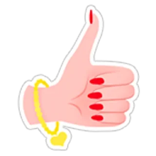 👍 emoji Тина Кароль Telegram sticker 7 of 18