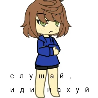 🫤 emoji Саша клоун и ее стикеры Telegram sticker 9 of 23