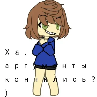 🤐 emoji Саша клоун и ее стикеры Telegram sticker 17 of 23