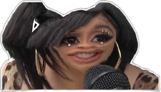 Sticker from Cardi B