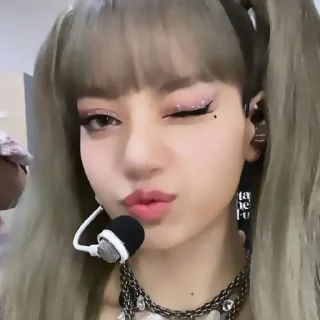 🍇 emoji #. lisa [ @misakostickers ] Telegram sticker 16 of 30